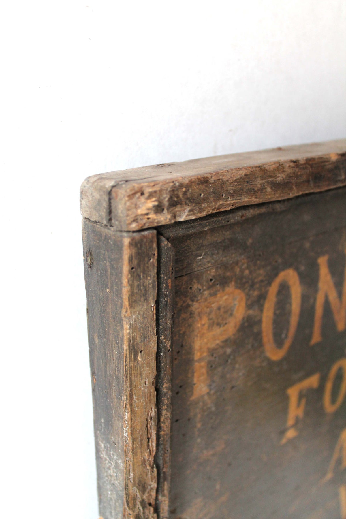 Folk art trade sign Pony & Trap for hire