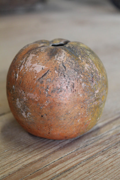 Reserved - 19th c pottery moneyboxes in the form of fruit
