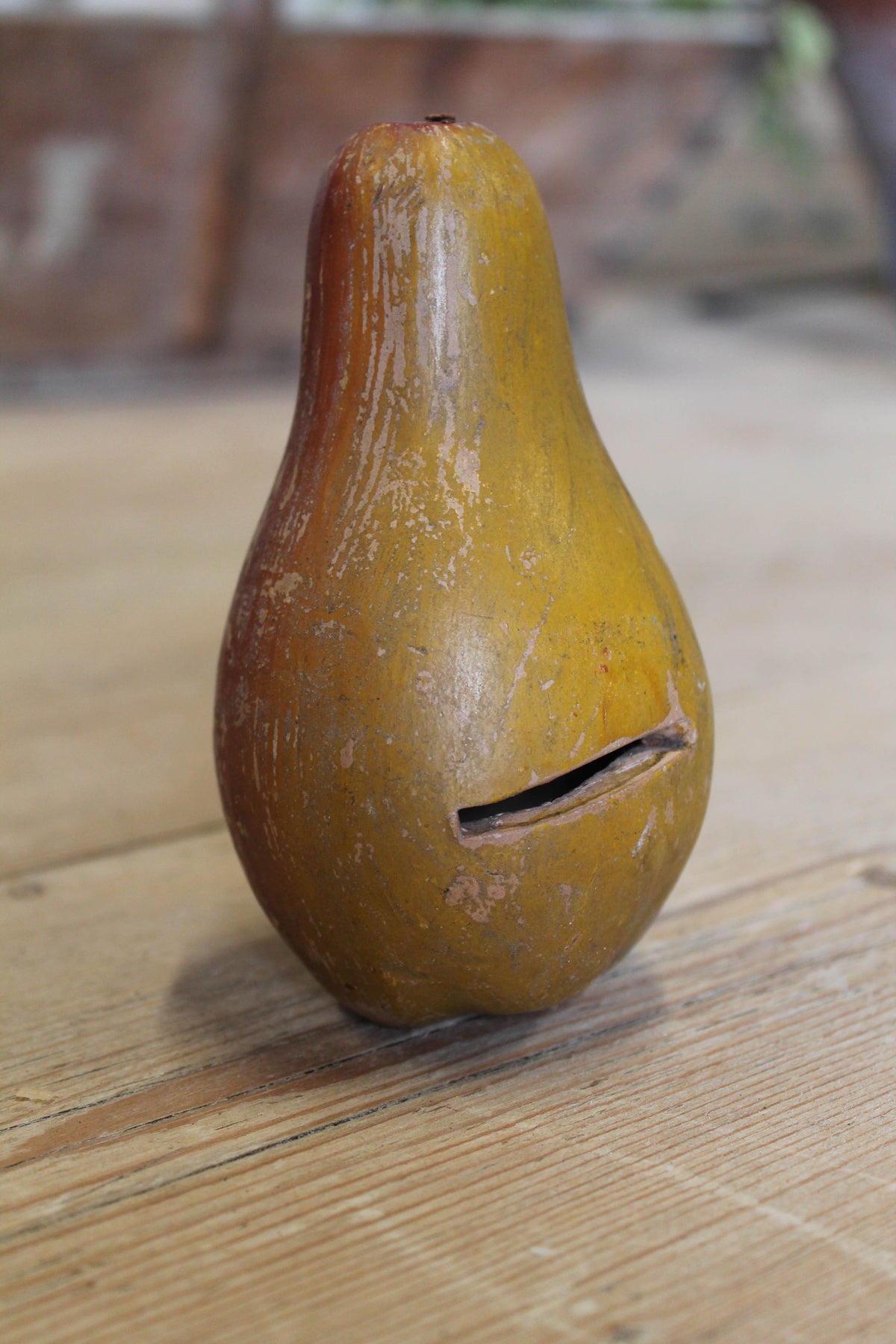 Reserved - 19th c pottery moneyboxes in the form of fruit