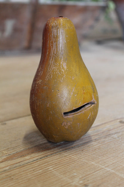 Reserved - 19th c pottery moneyboxes in the form of fruit