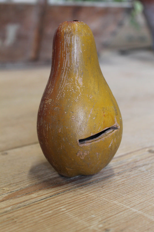 Reserved - 19th c pottery moneyboxes in the form of fruit