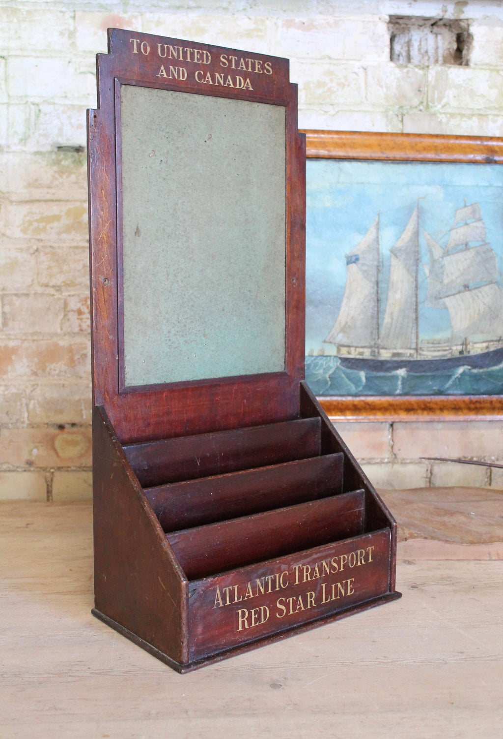 Red Star Line shipping stationery holder
