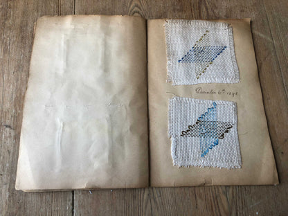 Olive Smith's 19th century needlework sample book