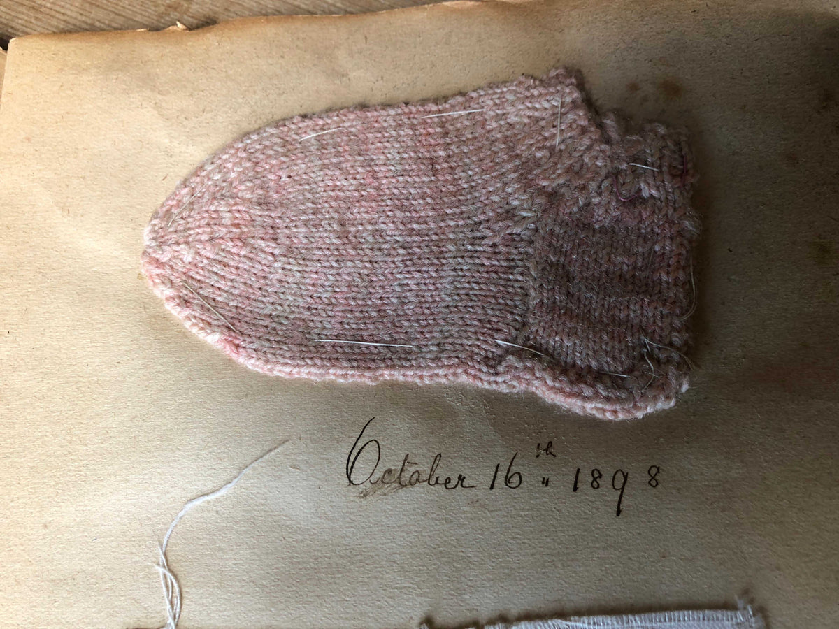 Olive Smith's 19th century needlework sample book