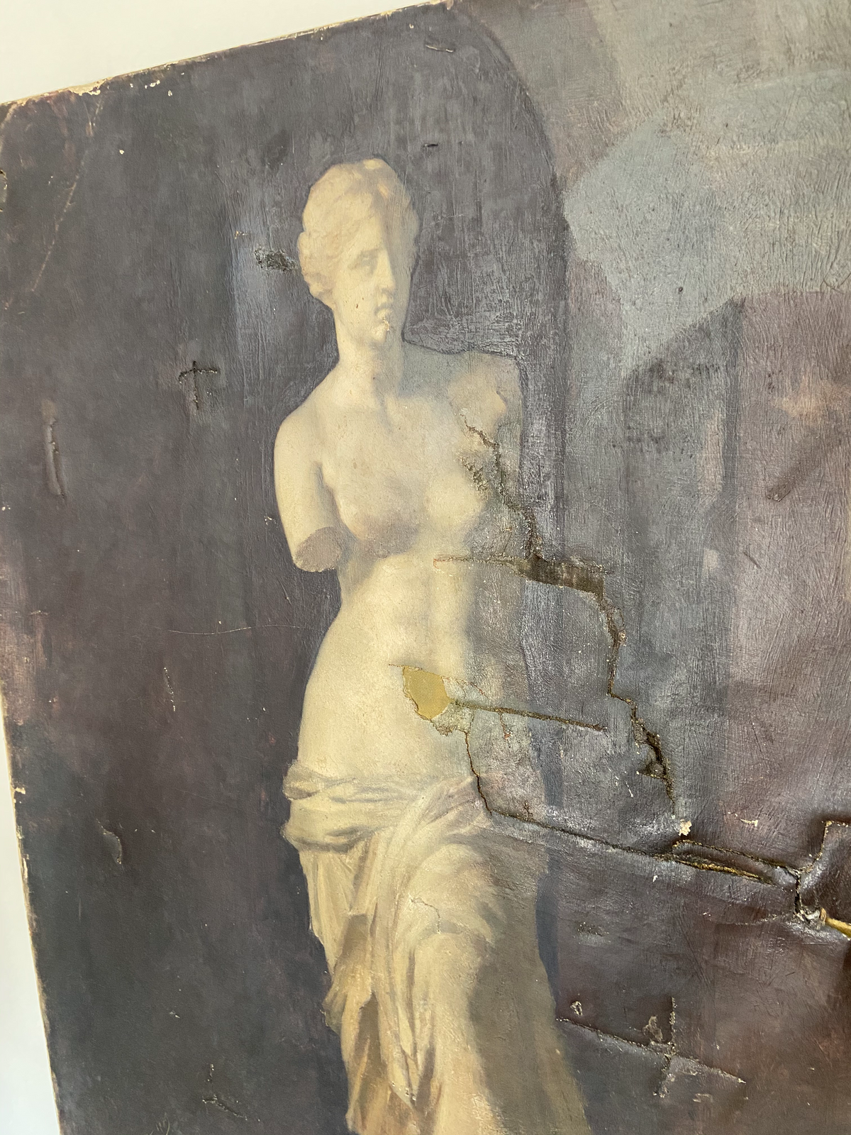 A large portrait of the Venus De Milo signed 1889 A. Déchenaud