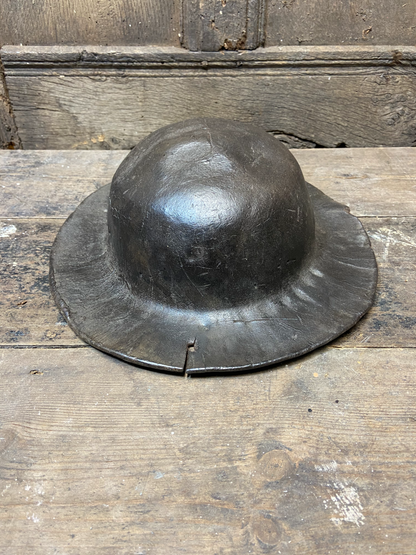 19th century leather hat