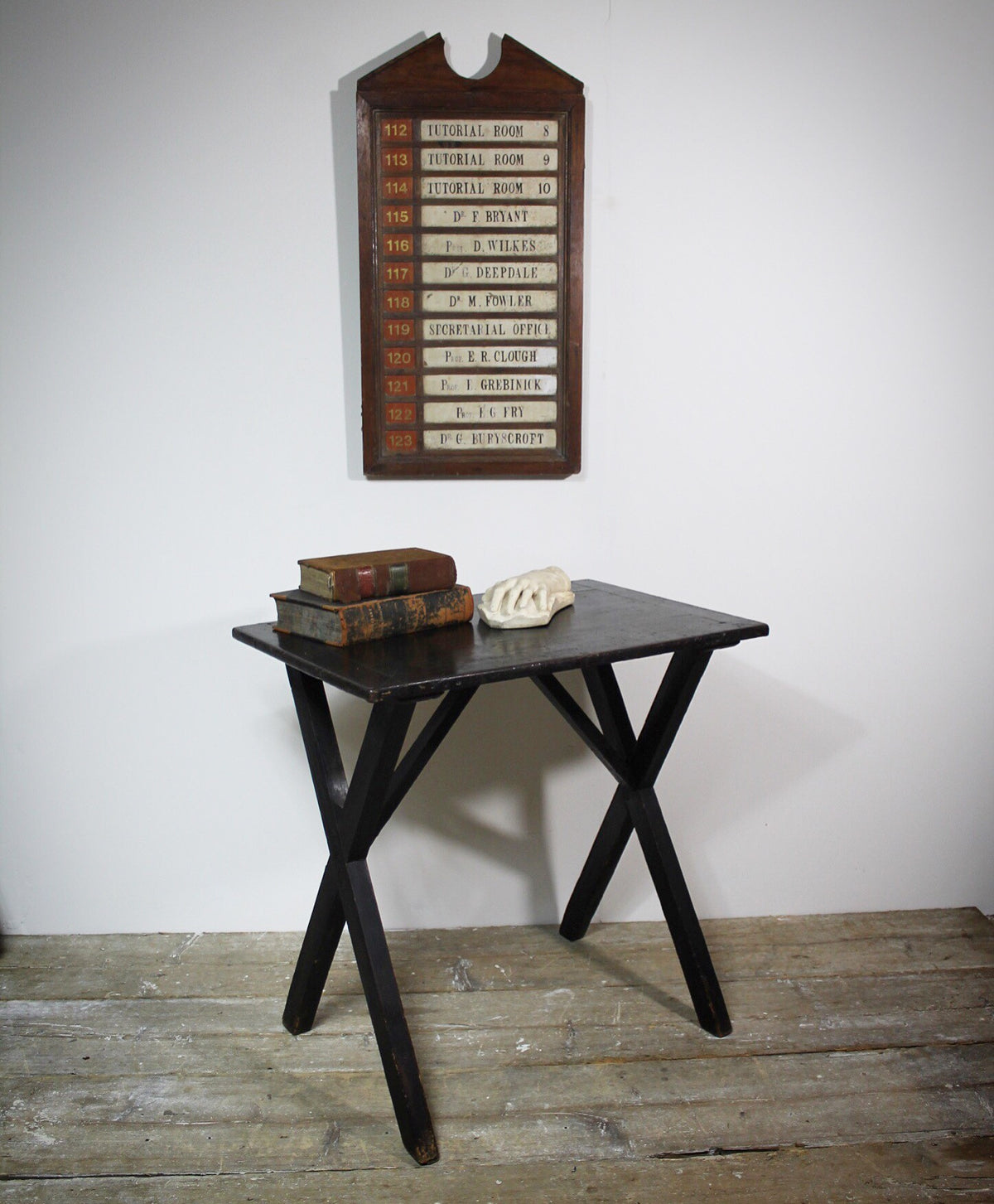 A mid 19th century English tavern table in the original finish