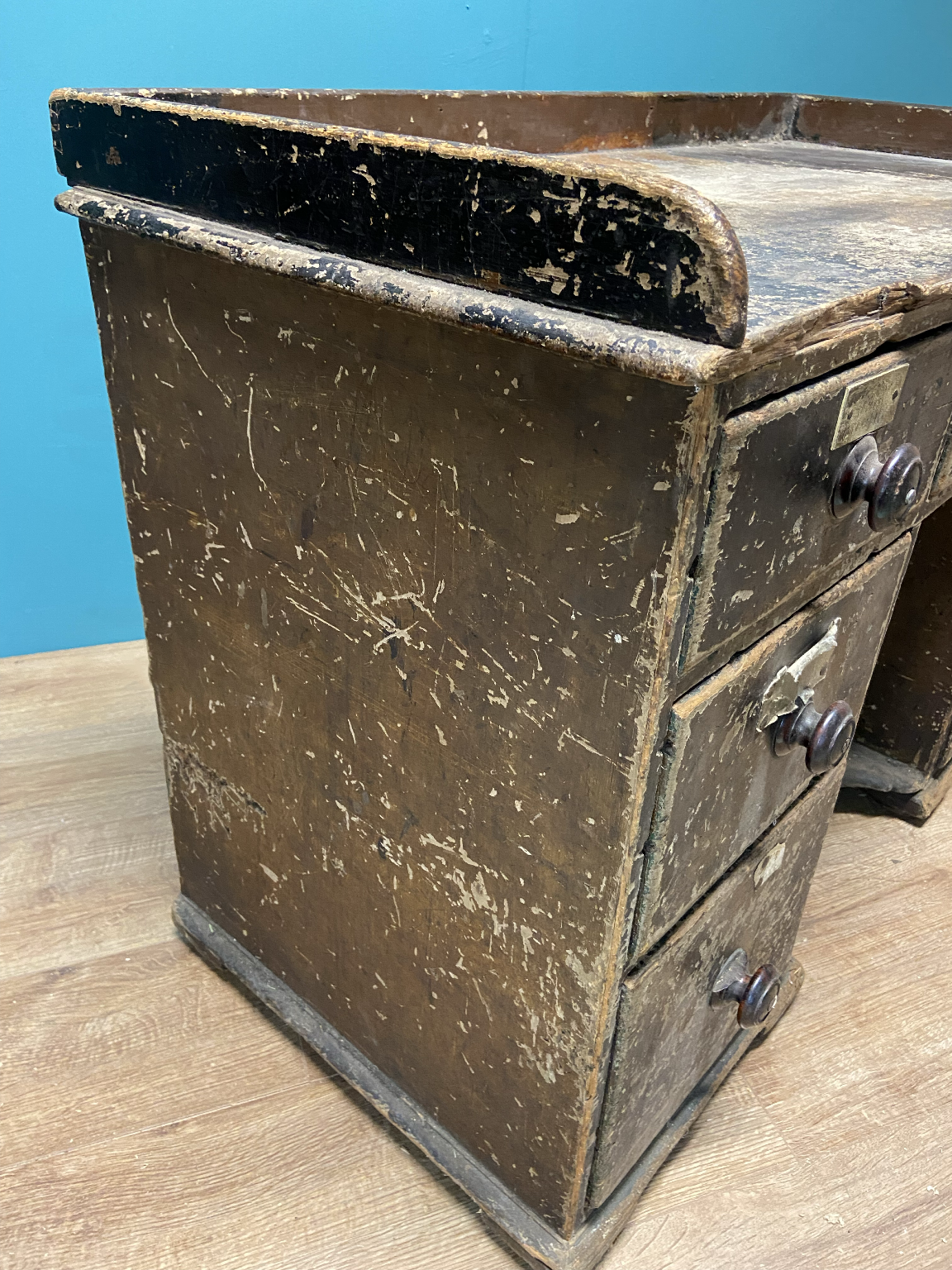 19th century bicycle shop desk from a Morgan’s cycle shop, Saltney, Cheshire