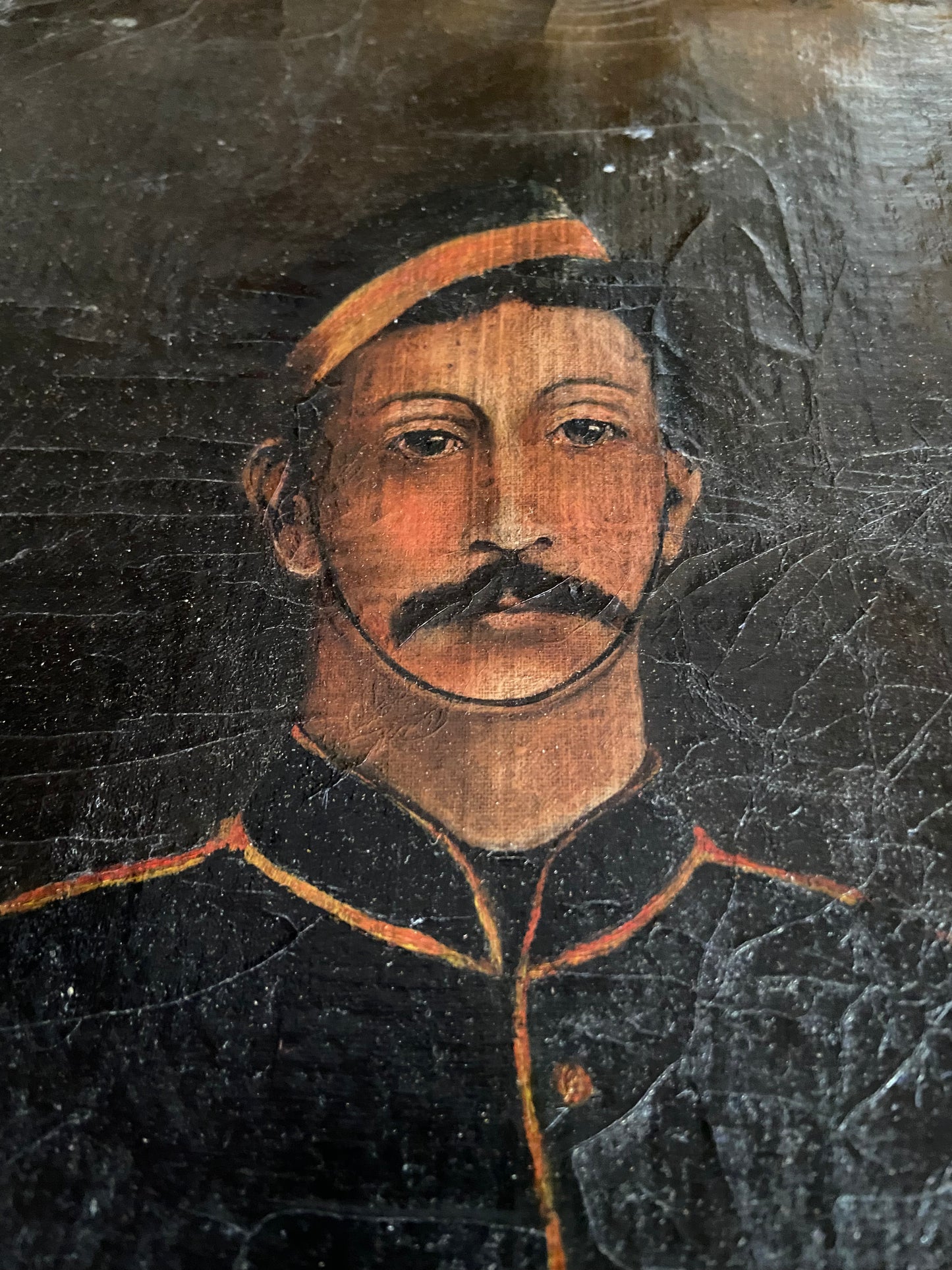 Mid 19th c portrait of a British soldier of the Crimean era