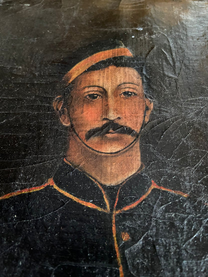 Mid 19th c portrait of a British soldier of the Crimean era