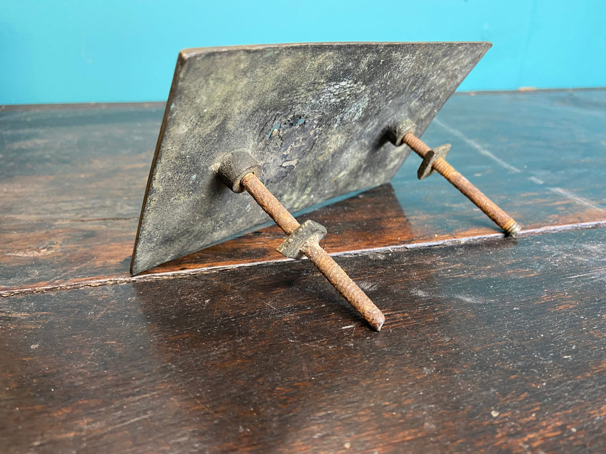 Early 20th c brass ‘butcher’ sign
