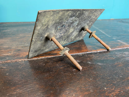Early 20th c brass ‘butcher’ sign