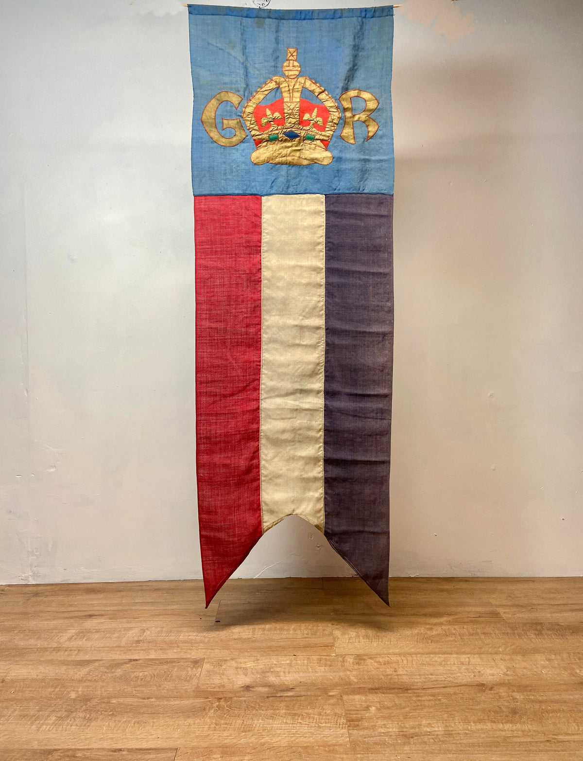 A large  original George V coronation pennant 1902
