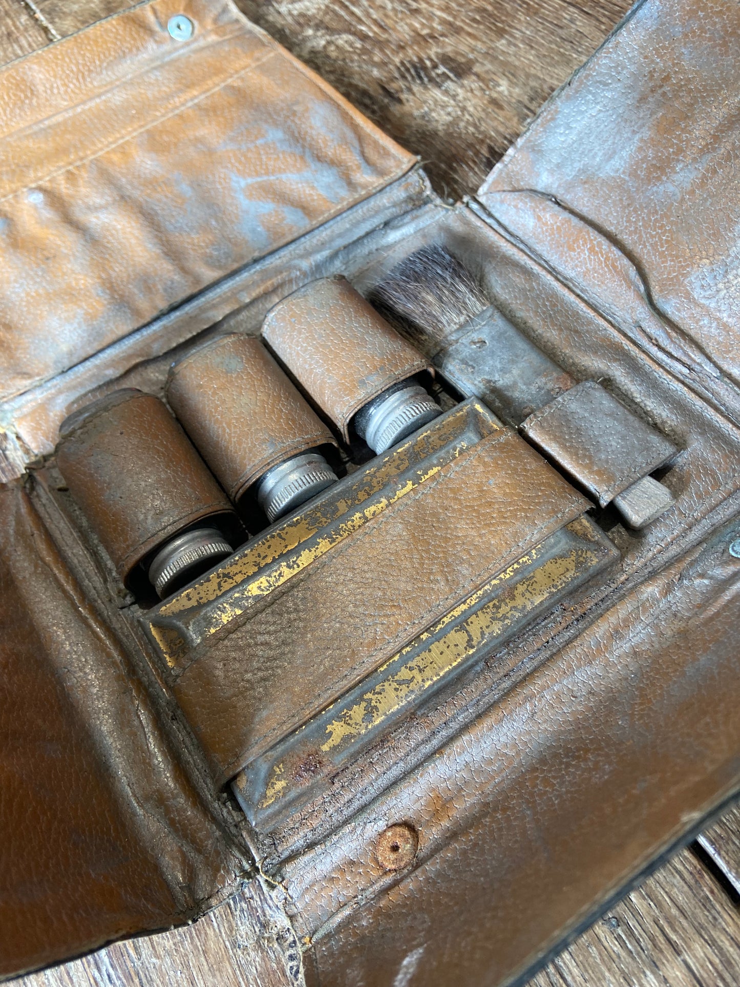 An early 20th century Liverpool City Police CID fingerprint kit