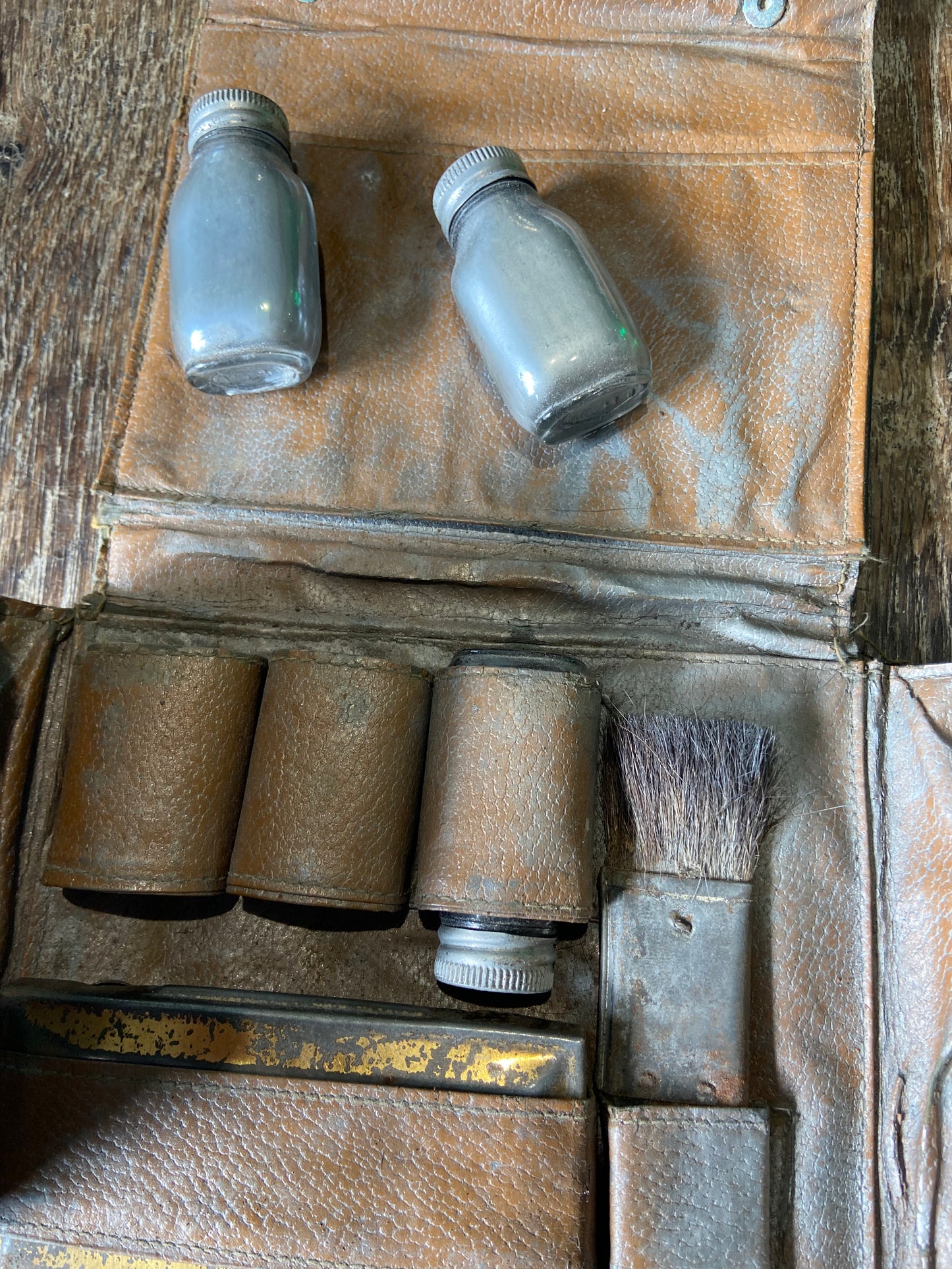 An early 20th century Liverpool City Police CID fingerprint kit