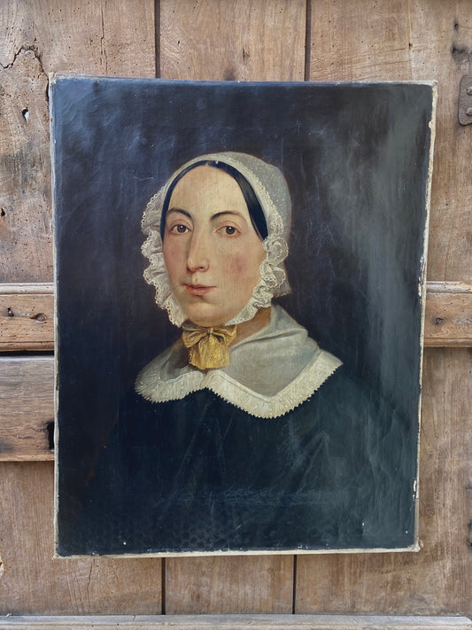 Portrait of a lady, French school, c. 1840