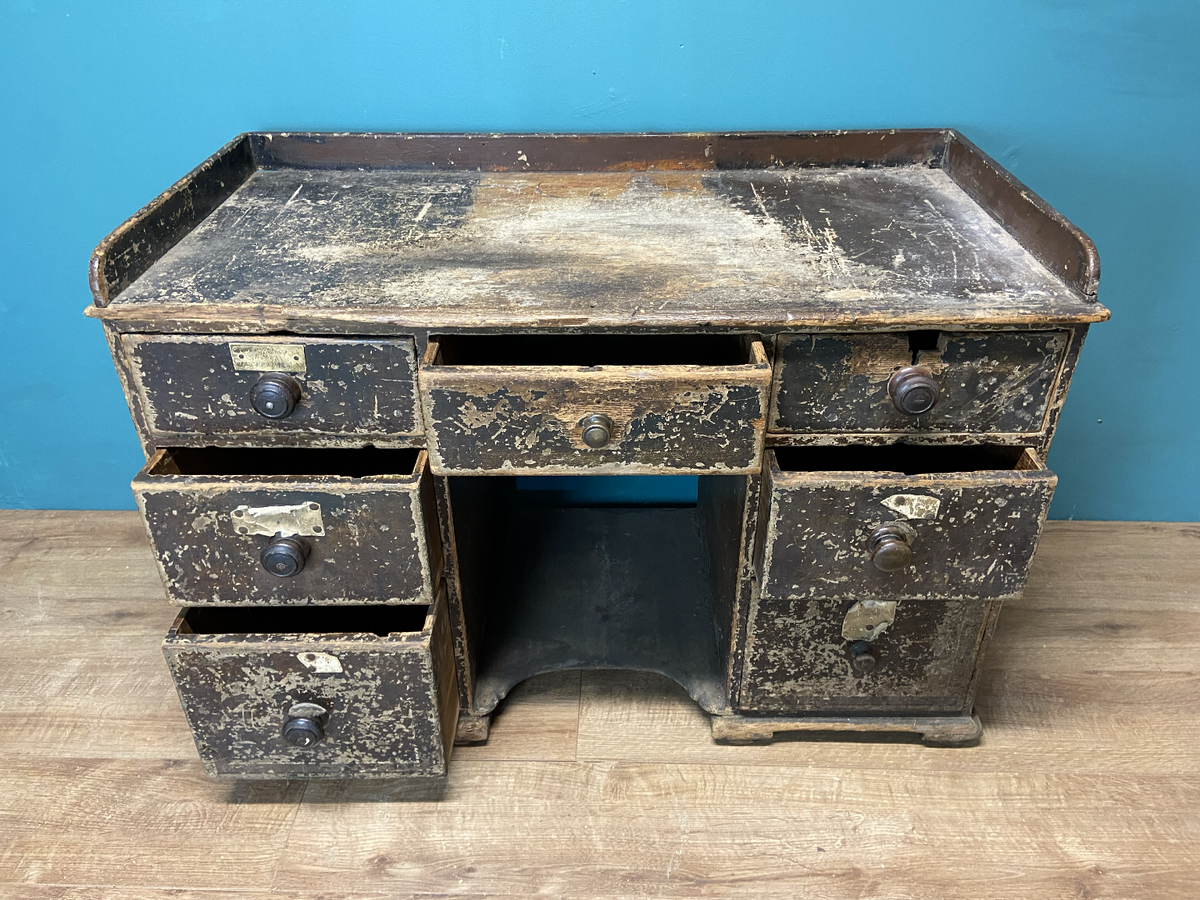 19th century bicycle shop desk from a Morgan’s cycle shop, Saltney, Cheshire