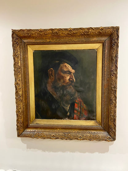 19th century portrait of a Scottish gentleman in traditional highland dress