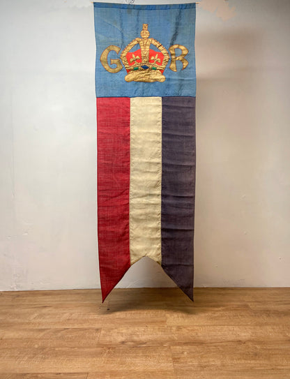 A large  original George V coronation pennant 1902