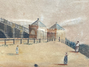 An original watercolour of Norwich Castle by John Drew Salmon, 1815