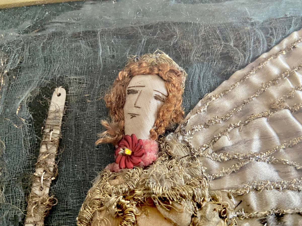 A truly rare ‘silkwork’ remounted in the Victorian period for Sir Percival Radcliffe, 3rd Baronet, of Rudding Park, Harrogate