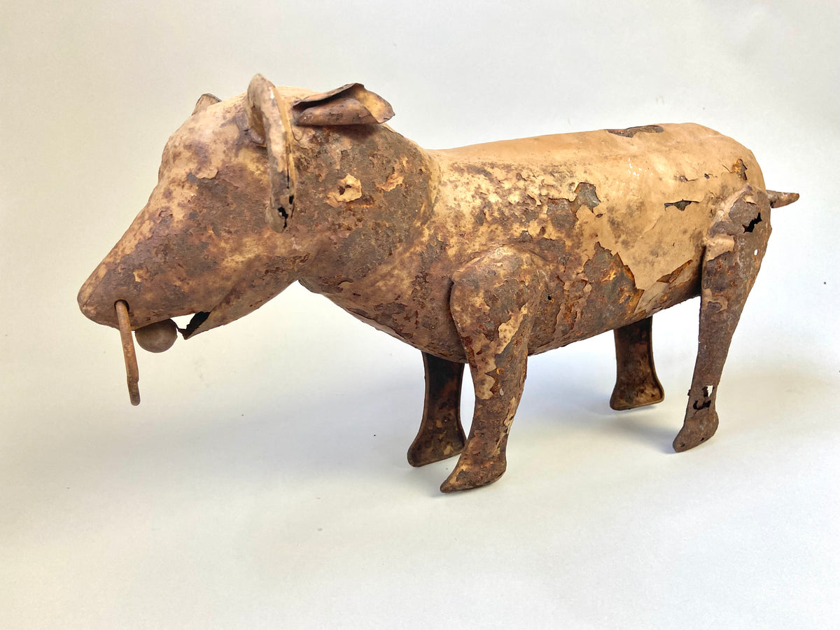 A primitive early 20th c butcher’s shop display