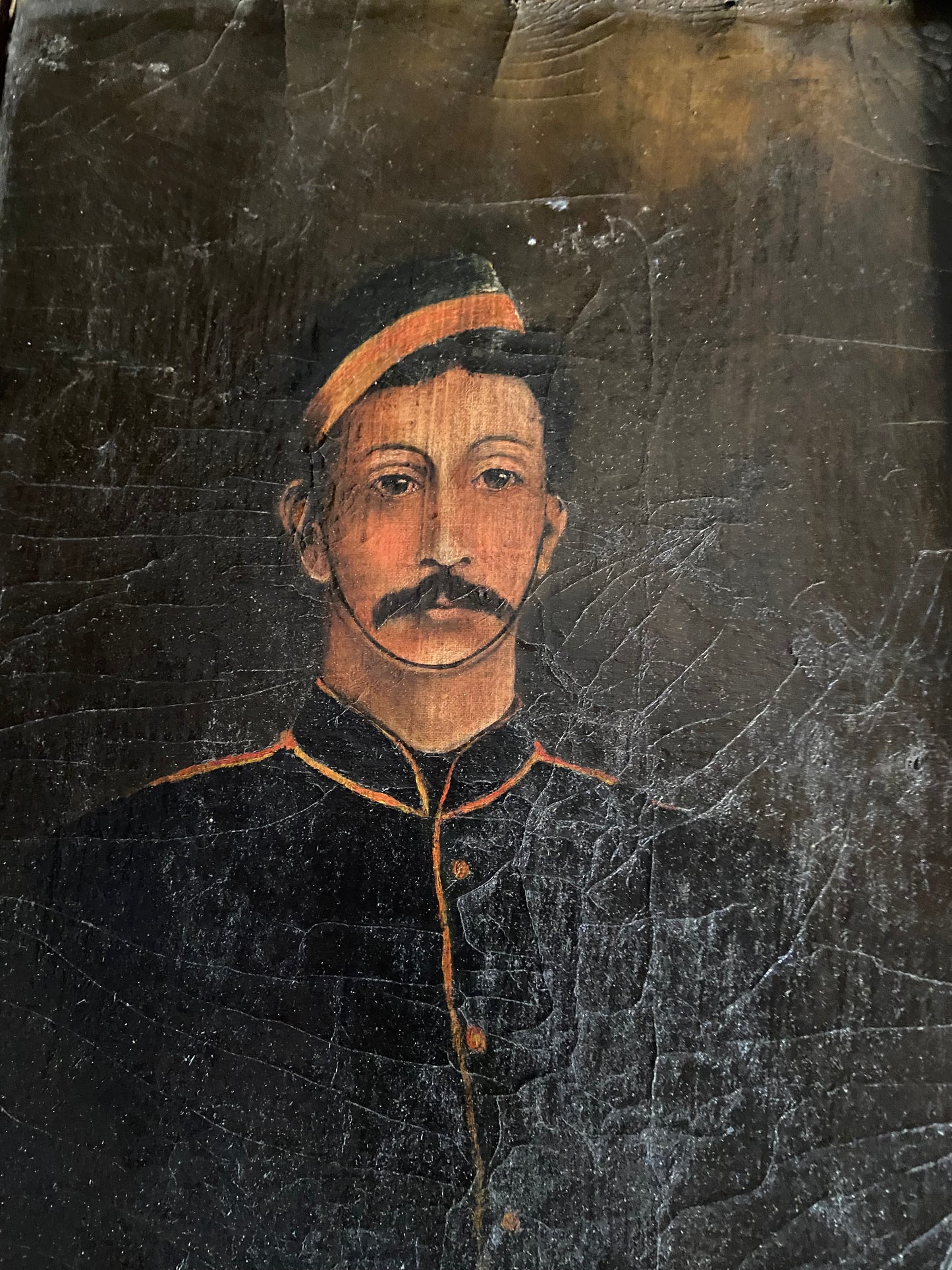 Mid 19th c portrait of a British soldier of the Crimean era