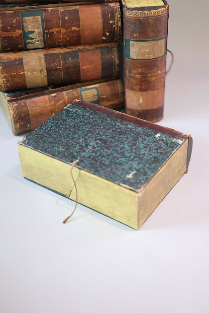19th century box files in the form of books - available individually