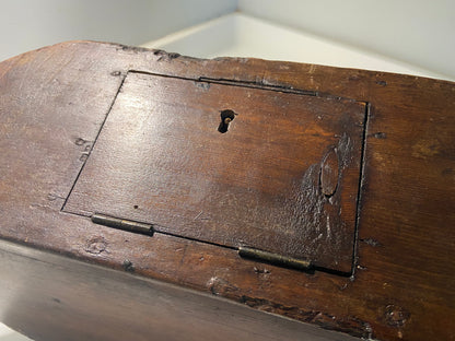 19th century offertory box in original paint