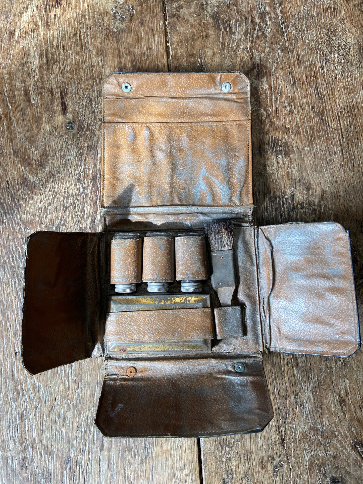 An early 20th century Liverpool City Police CID fingerprint kit