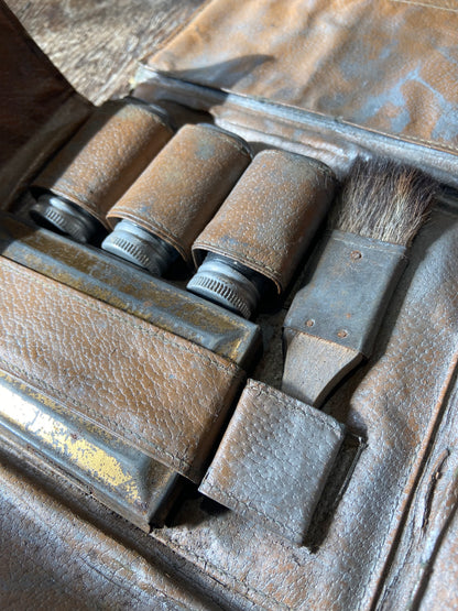 An early 20th century Liverpool City Police CID fingerprint kit