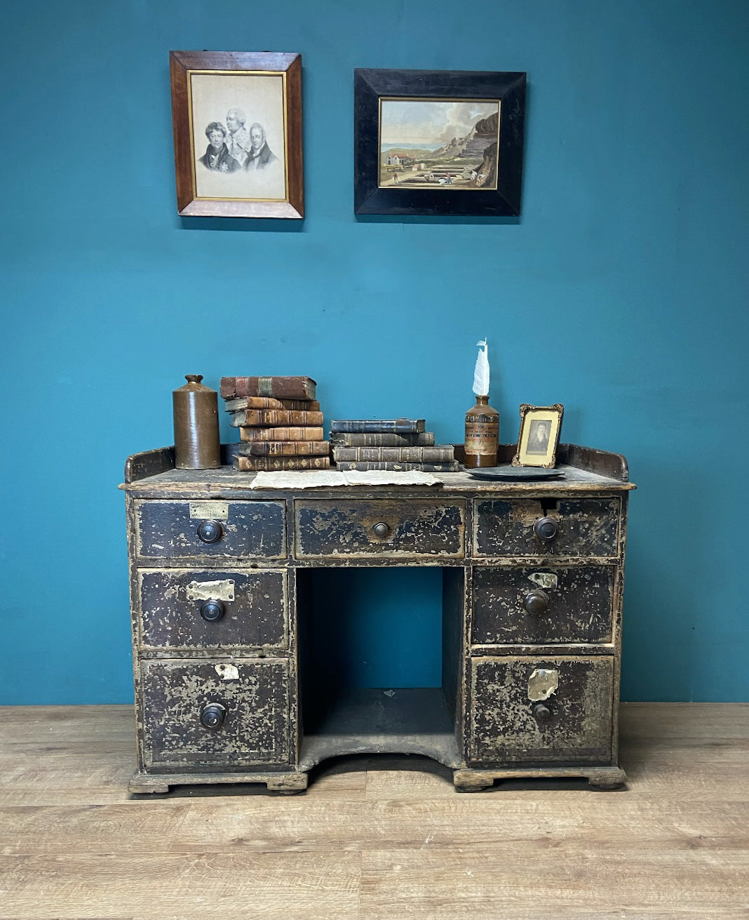 19th century bicycle shop desk from a Morgan’s cycle shop, Saltney, Cheshire