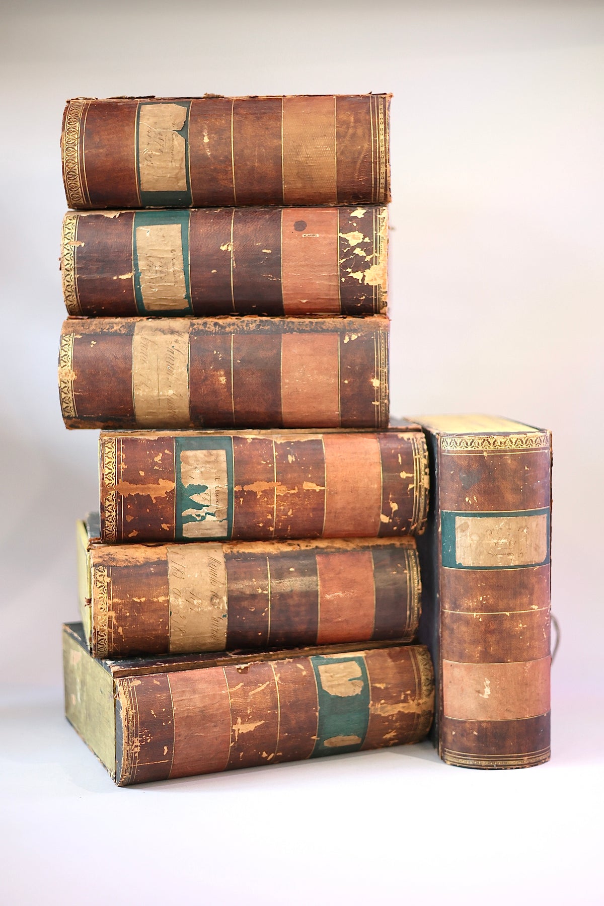 19th century box files in the form of books - available individually