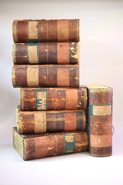 19th century box files in the form of books - available individually