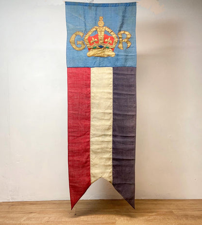 A large  original George V coronation pennant 1902