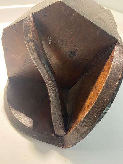 19th century offertory box in original paint