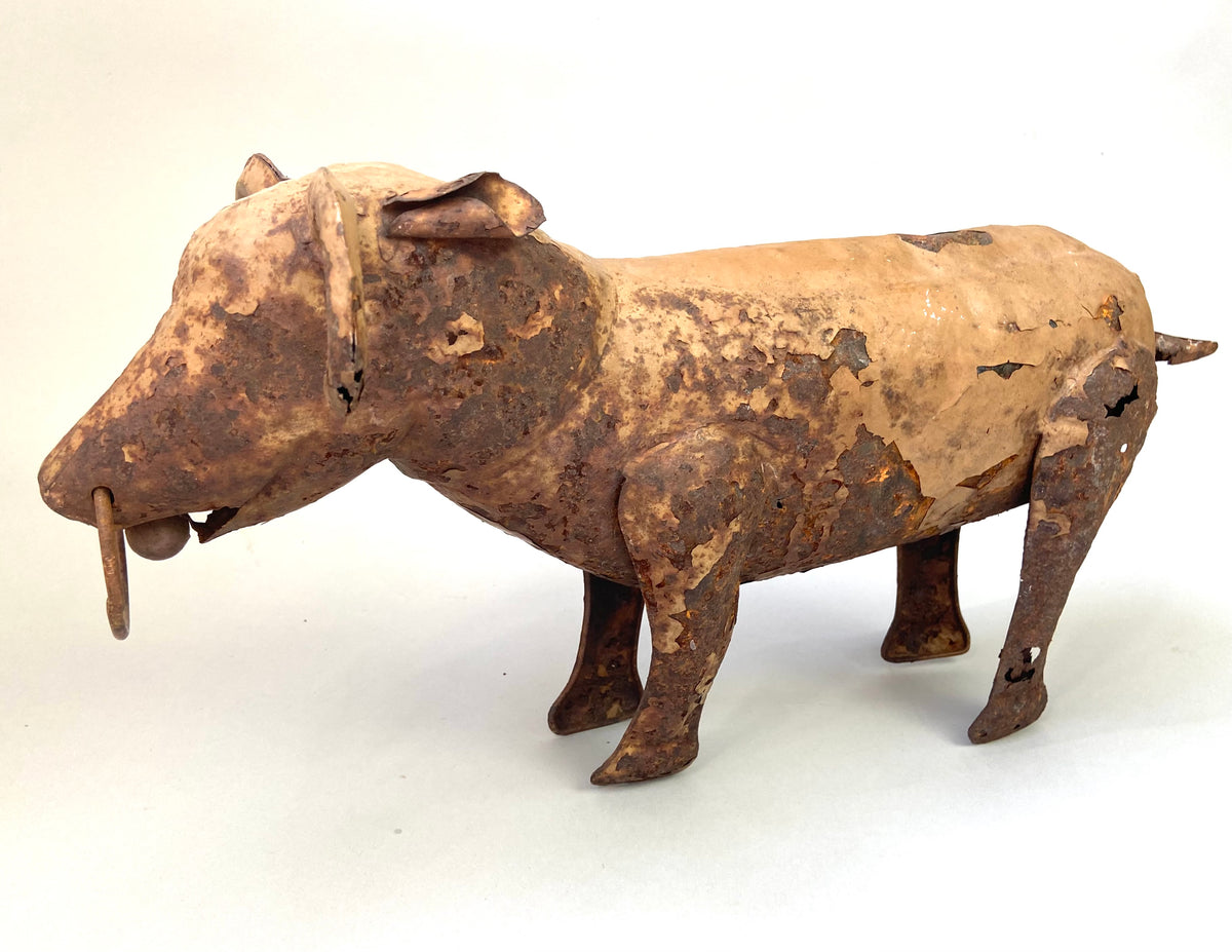 A primitive early 20th c butcher’s shop display