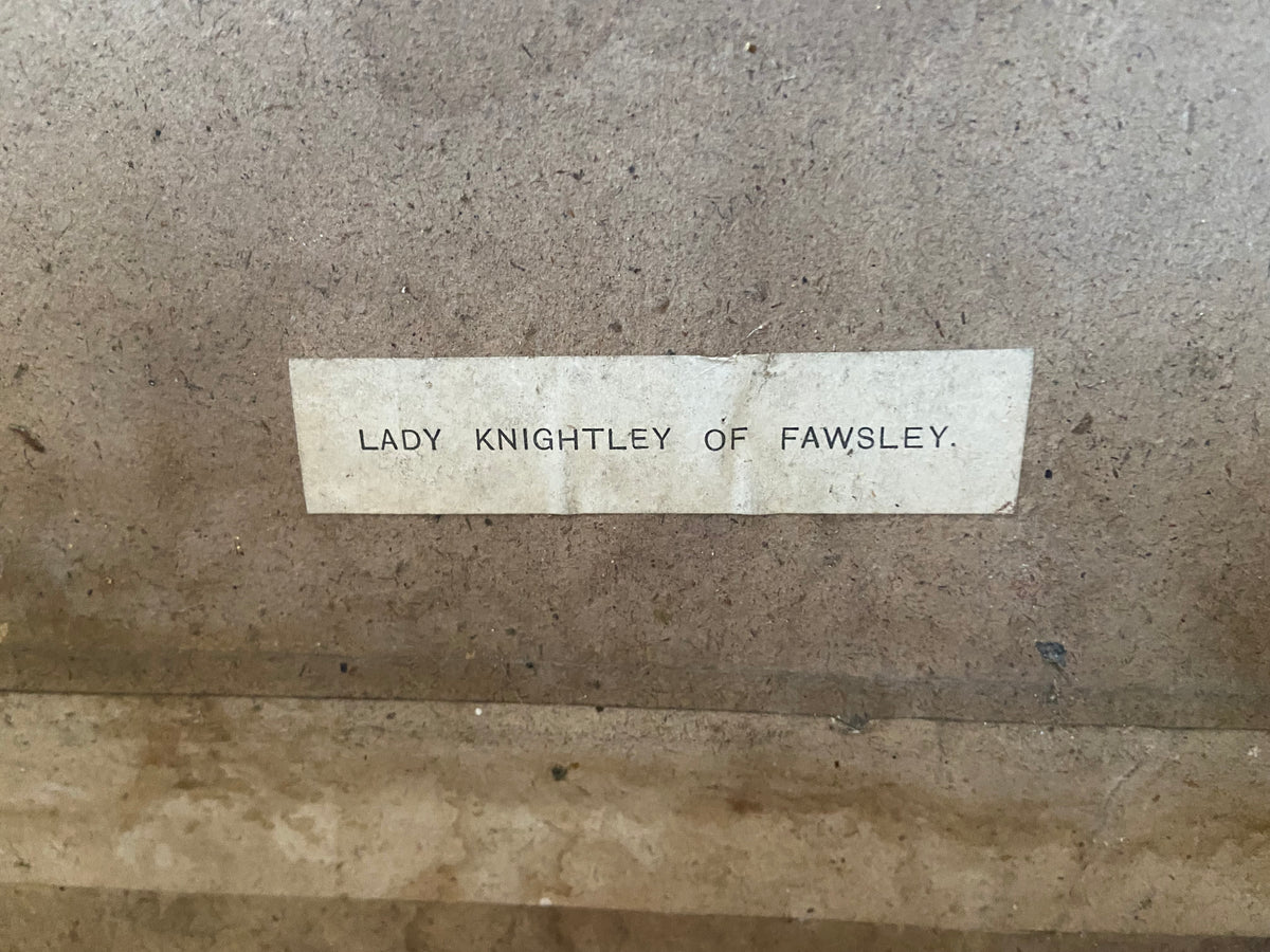 A pair of 1831 mezzotints of King William IV & Queen Adelaide formerly the property of women’s rights activist  Lady Louisa Knightley of Fawsley Hall