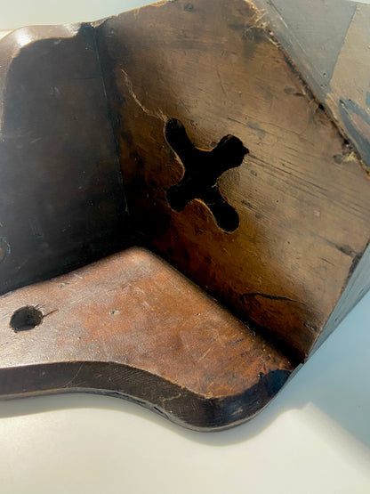19th century offertory box in original paint