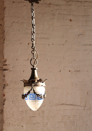 Original 1930s French chemist shop light