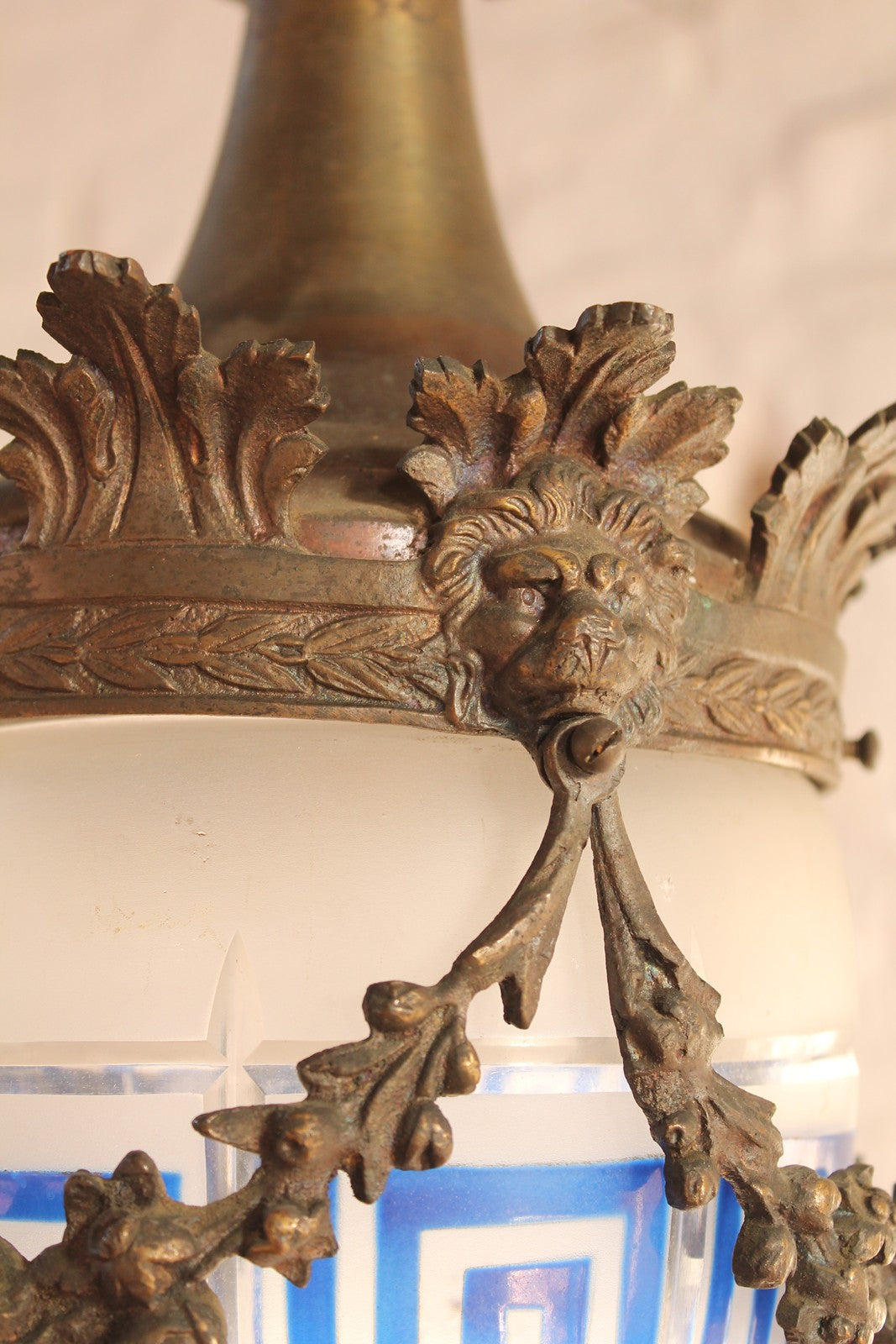 Original 1930s French chemist shop light